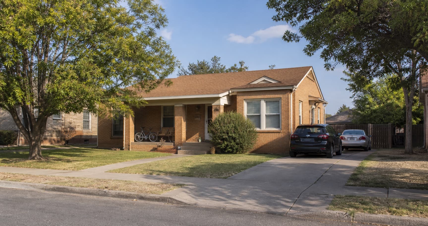 A single-family rental home