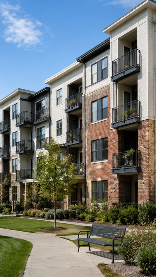 An apartment building